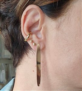 BRINCO PALITO CHAPA BANHADO A OURO 18 K