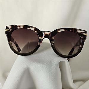 OCULOS SOLAR COM PROTEÇÃO UV MARROM CAMUFLADO