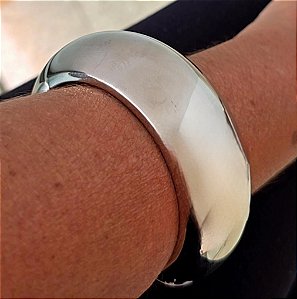 PULSEIRA BRACELETE BANHADO A RODIO