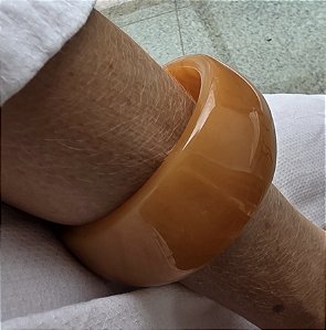PULSEIRA BRACELETE RESINA AMBAR