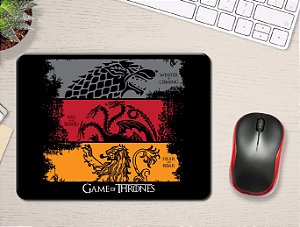 Mouse Pad Game of Thrones medindo 21,5 x 17,5 cm