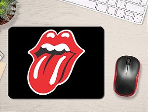 Mouse Pad The Rolling Stones medindo 21,5 x 17,5 cm