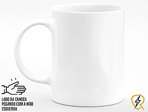 Caneca Do Seu Jeito de Cerâmica com Alça e Interior Branco