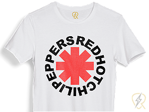 Camiseta Red Hot Chili Peppers malha 100% ALGODÃO Fio 30.1 Penteado