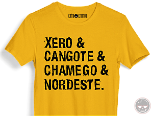 Camiseta Xero & Cangote... Malha 100% Algodão Fio 30.1