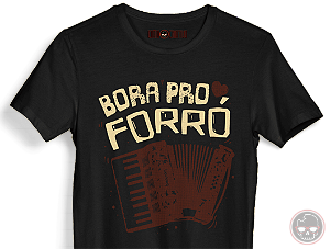 Camiseta Bora Pro Forró Malha 100% Algodão Fio 30.1