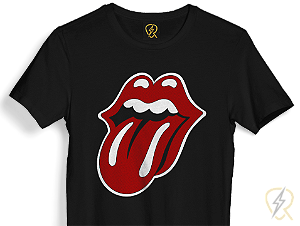 Camiseta The Rolling Stones malha 100% ALGODÃO Fio 30.1 Penteado