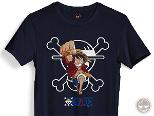 Camiseta One Piece malha 100% ALGODÃO Fio 30.1 Penteado