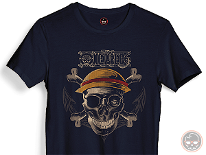 Camiseta One Piece malha 100% ALGODÃO Fio 30.1 Penteado