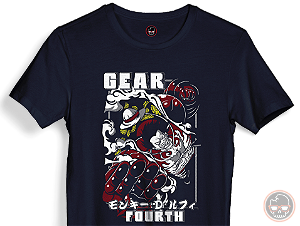 Camiseta One Piece 100% malha 100% ALGODÃO Fio 30.1 Penteado