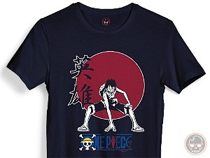 Camiseta One Piece malha 100% ALGODÃO Fio 30.1 Penteado