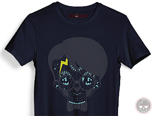 Camiseta Potter Skull Malha 100% Algodão 30.1 Penteado