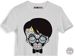 Camiseta Potter Skull Malha 100% Algodão 30.1 Penteado