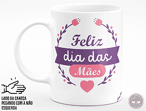 Caneca com nome da Mãe + Porta Caneca Grátis