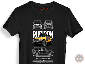 Camiseta Jeep Wrangler Rubicon 100% ALGODÃO Fio 30.1 Penteado