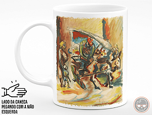 Caneca Jackson Pollock + Porta Caneca Grátis