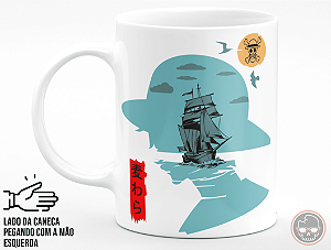 Caneca One Piece + Porta Caneca Grátis