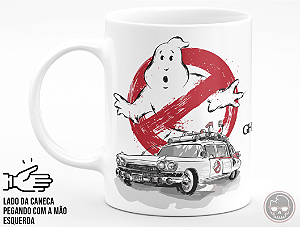 Caneca Cine Os Caça-Fantasmas + Porta Caneca Grátis