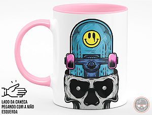 Caneca Skull Head Skate + Porta Caneca Grátis