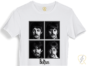 Camiseta The Beatles 100% ALGODÃO Fio 30.1 Penteado
