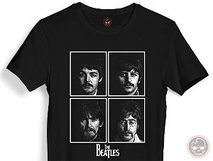 Camiseta MÚSICA The Beatles 100% ALGODÃO Fio 30.1 Penteado