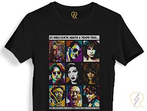 Camiseta Eu Ouço Gente Morta o Tempo Todo 100% Algodão Fio 30.1