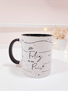 Caneca Color Interna e Alça Colorida Personalizada