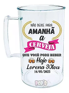 Caneca Personalizada de Acrílico 500ml