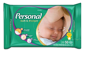 Toalha Umedecida Personal Soft Protect c/50