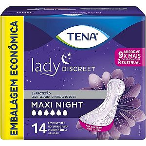 Tena Lady Discreet Max Night c/14
