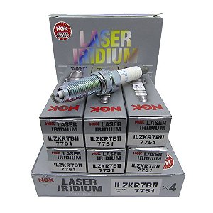NGK ILZKR7B11 VELA DE IGNIÇÃO LASER IRIDIUM 6 VELAS