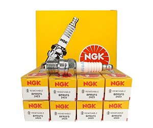 Jogo 8 Velas Maverick Galaxie 5.0 V8 Ford 302 Rosca 14mm Ngk Bpr5fs