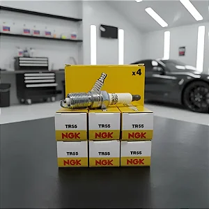 Jogo 6 Velas Blazer S10 4.3 V6 Vortec Ranger 4.0 V6 95 A 2003 Gasolina Ngk Tr55