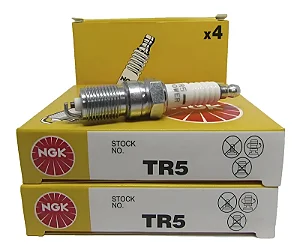 Jogo 8 Velas Ranger 2.3 8v 2.5 8v 96 97 98 99 2000 2001 Ngk Tr5