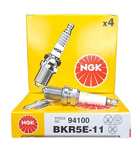 NGK BKR5E11 VELA DE IGNIÇÃO 4 VELAS