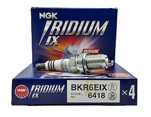 NGK BKR6EIX VELA DE IGNIÇÃO IRIDIUM IX 4 VELAS