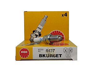 NGK BKUR6ET VELA DE IGNIÇÃO 4 VELAS