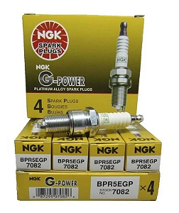 NGK BPR5EGP VELA DE IGNIÇÃO PLATINUM GPOWER 4 VELAS