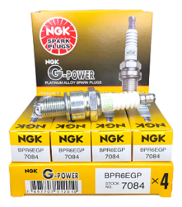NGK BPR6EGP VELA DE IGNIÇÃO PLATINUM GPOWER 4 VELAS