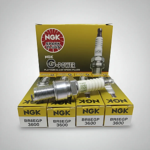 NGK BR8EGP VELA DE IGNIÇÃO PLATINUM GPOWER 4 VELAS