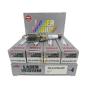 NGK DILKAR8L8D VELA DE IGNIÇÃO LASER IRIDIUM 4 VELAS
