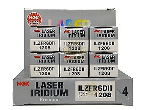 NGK ILZFR6D11 VELA DE IGNIÇÃO LASER IRIDIUM 6 VELAS