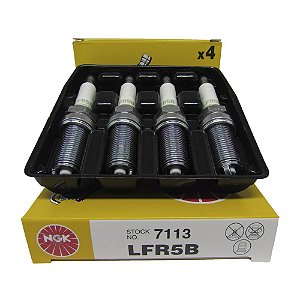 NGK LFR5B VELA DE IGNIÇÃO 4 VELAS