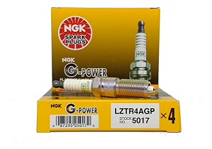 NGK LZTR4AGP VELA DE IGNIÇÃO PLATINUM GPOWER 4 VELAS