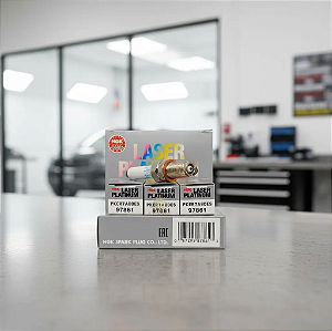NGK PKER7A8DES VELA DE IGNIÇÃO LASER PLATINUM 3 VELAS
