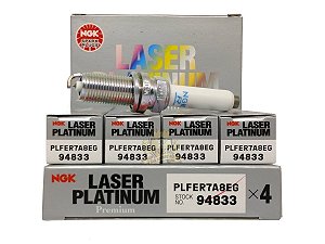 NGK PLFER7A8EG VELA DE IGNIÇÃO LASER PLATINUM 4 VELAS