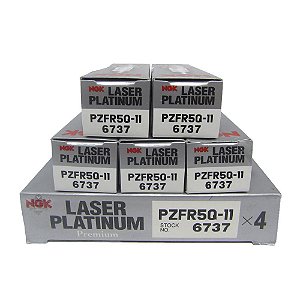 NGK PZFR5Q11 VELA DE IGNIÇÃO LASER PLATINUM 5 VELAS