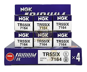 NGK TR55IX VELA DE IGNIÇÃO IRIDIUM IX 6 VELAS