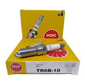 NGK TR6B10 VELA DE IGNIÇÃO 4 VELAS