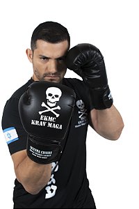 Luva Krav Maga Caveira® modelo fechada (boxe)